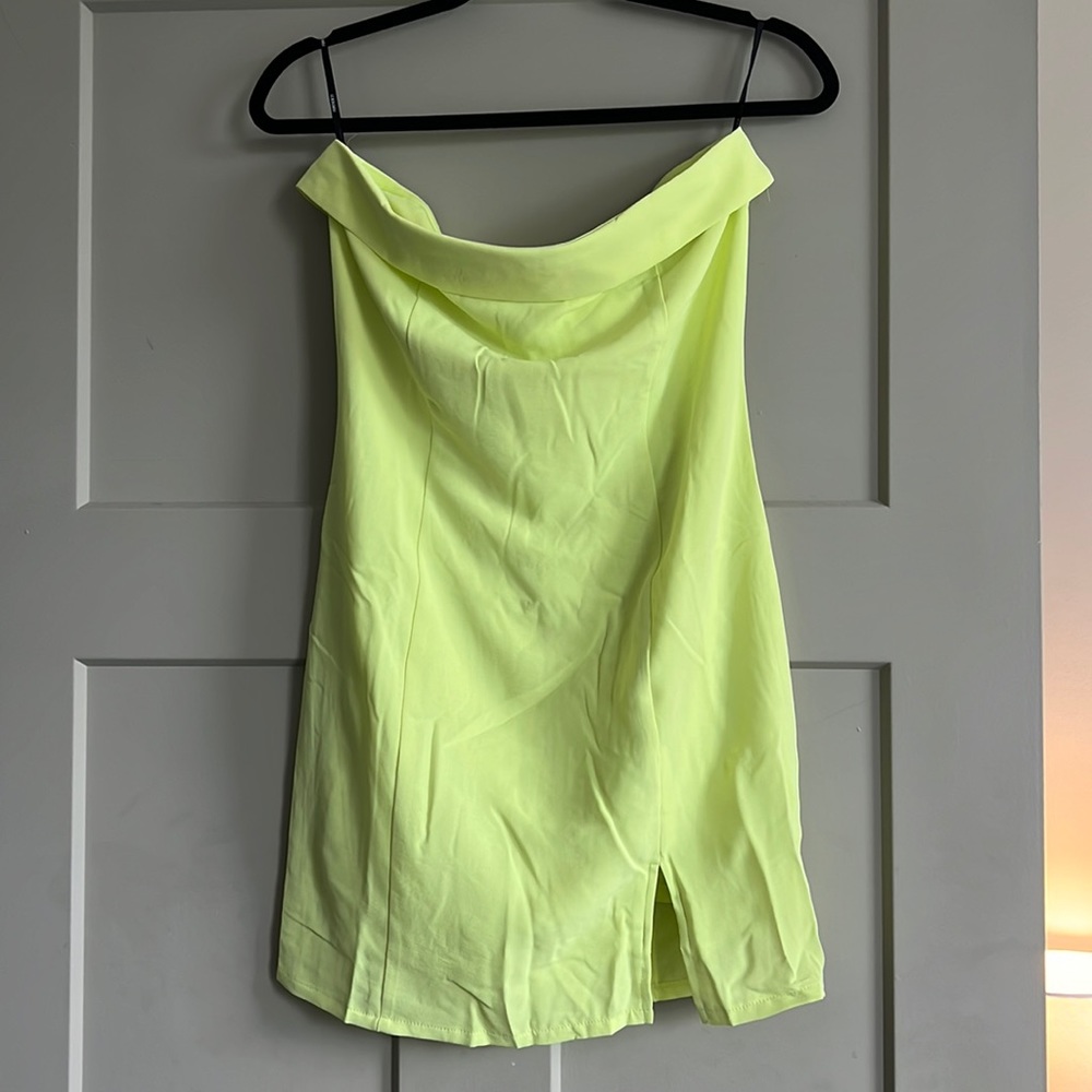 Wild Lime Mini Dress